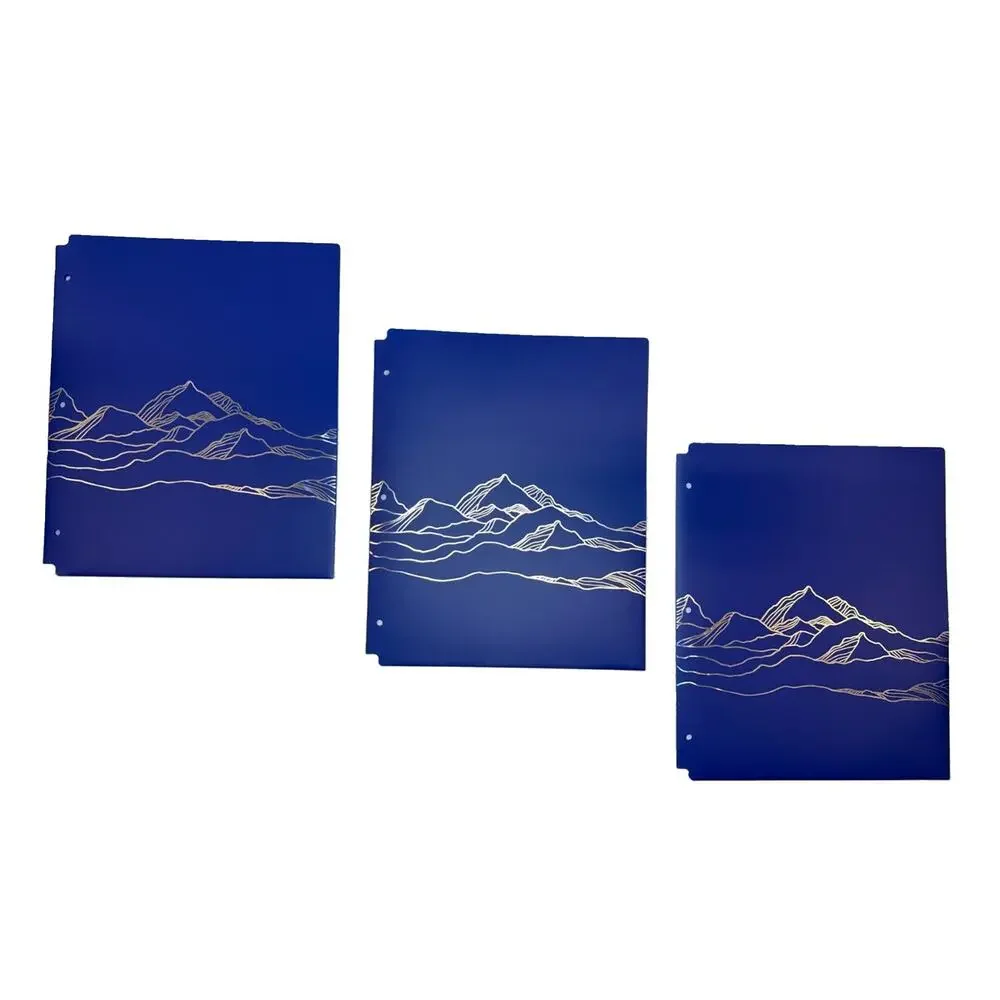 3 Pack Pen + Gear Pocket Poly Folders 9.4